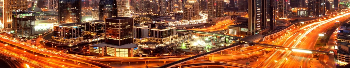 Dubai at dusk